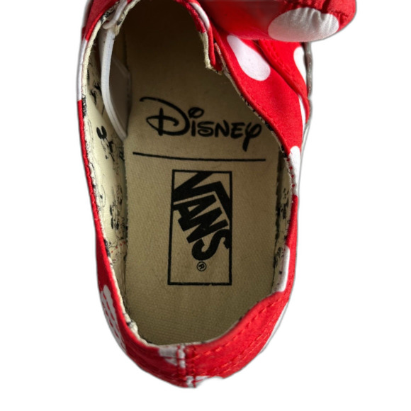 Minnie Mouse Slip On Vans with Giant Stuffed Bow - Picture 9 of 9